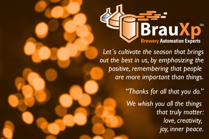 BrauXp – Greetings and Best Wishes for 2016