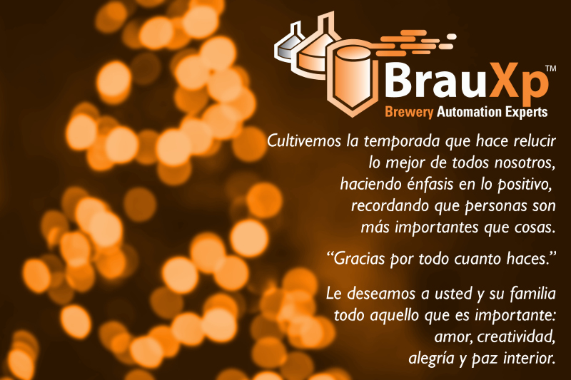 BrauXp – Saludos y nuestros mejores deseos para
                2016